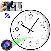 Camara Espia En Reloj De Pared - Wifi - Vision Nocturna